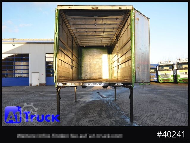 Swap body with flatbed & tarp KOEGEL 7.45  BDF Wechselbrücke, neue Plane, Bordwand