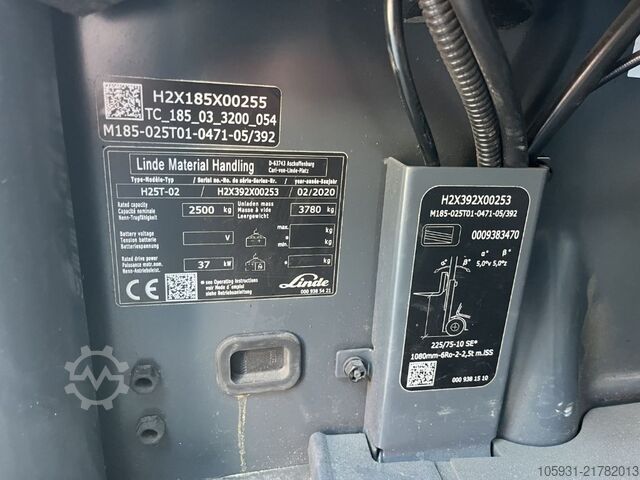 Montacargas de GLP Linde H25T-02