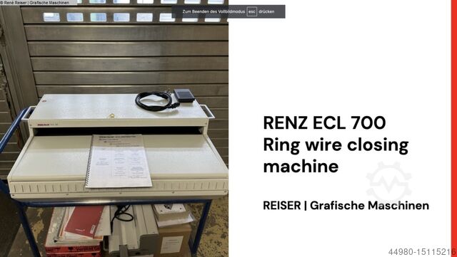 RENZ ECL 700 Ring wire
