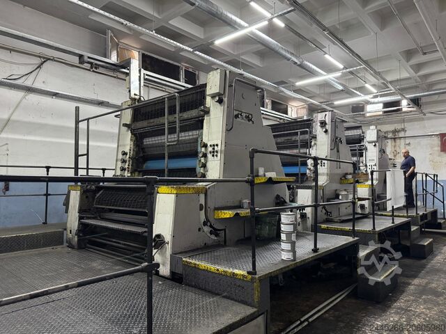 Tiskarski stroj za ofsetni tisak Roland R 805+L