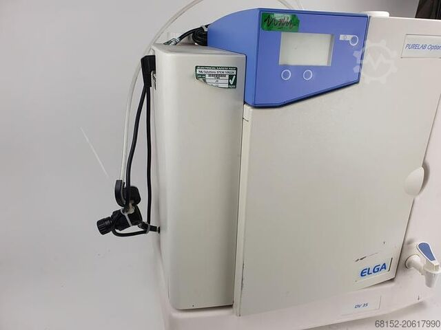 ELGA PURELAB DV 35 reservatório de armazenamento, vaso de acoplamento ELGA PURELAB DV 35