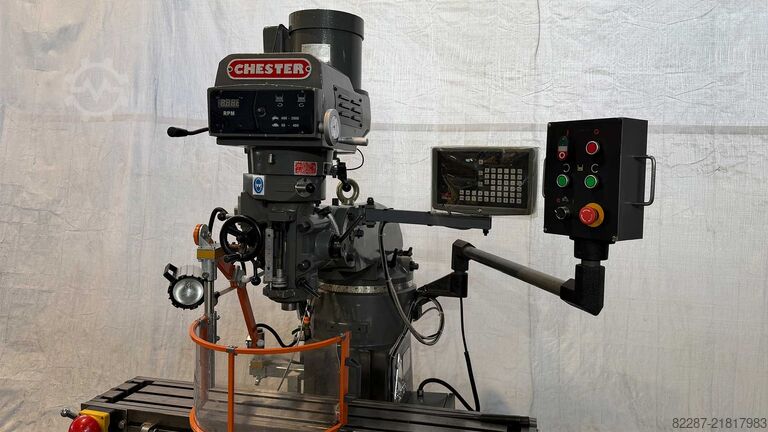 Mesin frais Chester 942VS Turret Milling Machine