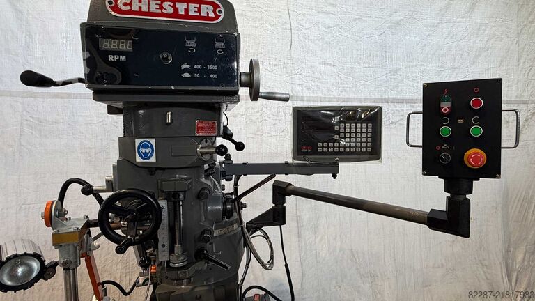 Mesin frais Chester 942VS Turret Milling Machine