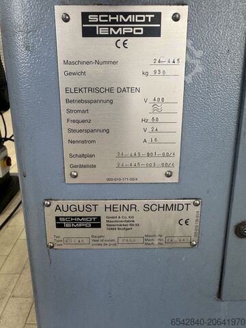 Ostřička pilových kotoučů Schmidt Tempo ECE 45