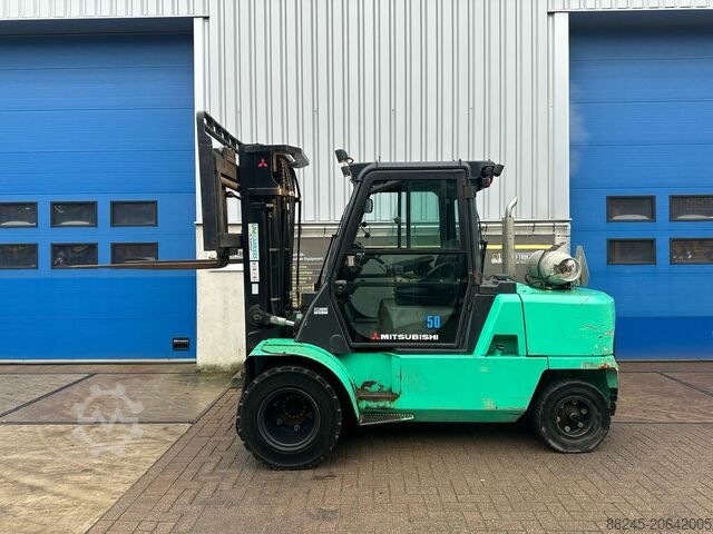 VS-22526 รถยกแก๊ส LPG ทริปเปล็กซ์ 5 ตัน Mitsubishi FG50K พร้อมตัวแยกงา 2 ตำแหน่ง MITSUBISHI FG50K 2