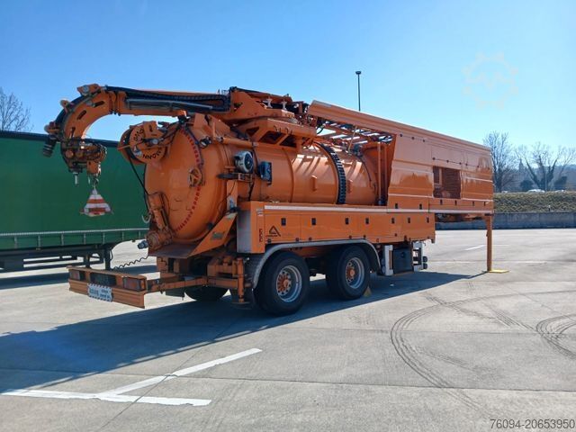 Autocisterna a vuoto MERCEDES-BENZ Assmann Auflieger Saug-Druck-Kombi / Recycler