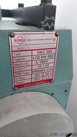 Ferăstrău circular pentru metal EISELE VMS 300