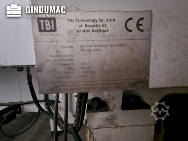 Vertical Machining Centre TBI MVC 1890