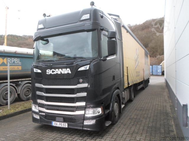 Volume tractor unit SCANIA S 500/ LOW DECK !! HIGH LINE