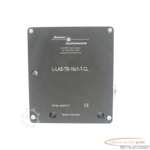 Component  Sensor Instruments L-LAS-TB-16x1-T-CL Laser-Durchlicht-Zeilensensor 04077-T