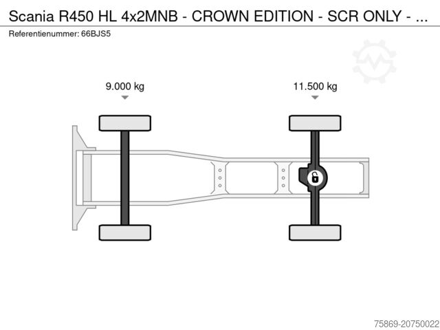 Standard-SZM Scania R450 HL 4x2MNB - CROWN EDITION - SCR ONLY - RET...