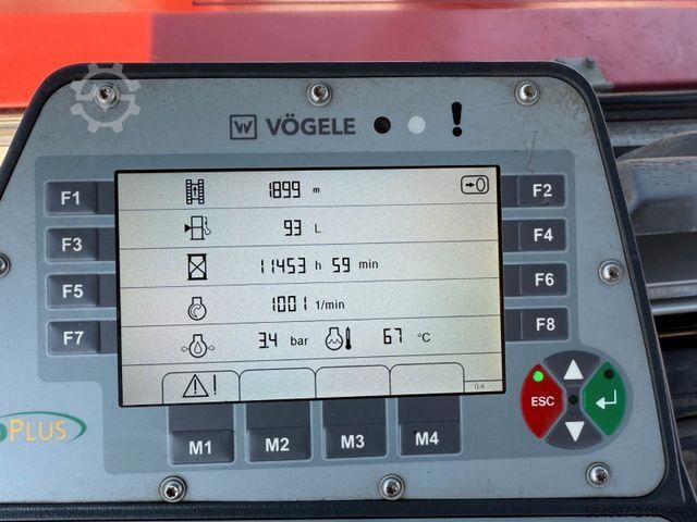 डामर मिक्चरिंग प्लांट VÖGELE Super 1800-2 Nivellierung 650cm Arbeitsbreite