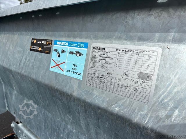 Trosmerni kiper prikolica MÜLLER-MITTELTAL KA-TA-R 11,9 ML / 024 LKW-TANDEM-DREISEITEN-Kipp