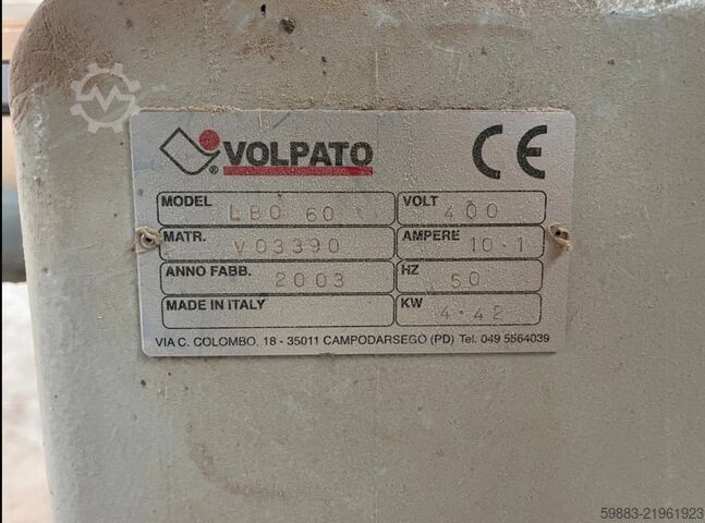 Dolga tračna brusilka Volpato LBO 60
