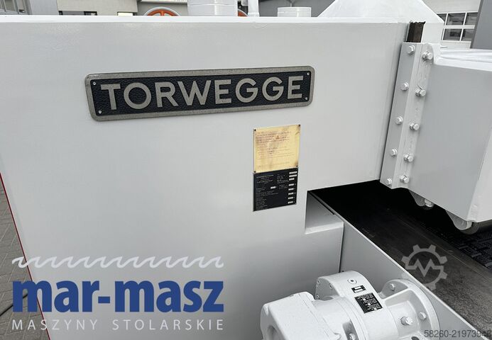 Crawler-type multi-blade saw with feed table x 2 Torwegge H34 380/120
