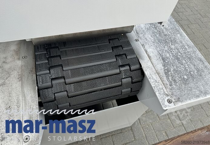 Crawler-type multi-blade saw with feed table x 2 Torwegge H34 380/120