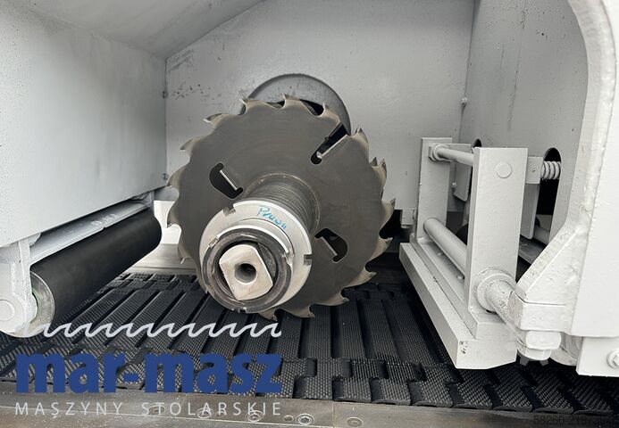 Crawler-type multi-blade saw with feed table x 2 Torwegge H34 380/120