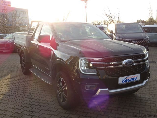 Transporter mit Kipper FORD Ranger Limited Autom EXtraKab 3-S.-Kipper 360Kam