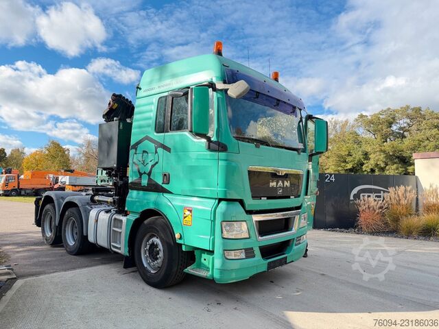 Standaard trekker MAN TGX 28.400  Kran Palfinger PK 32080 20m FUNK