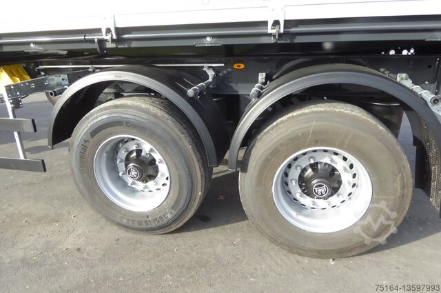 Tipper sa 3 strane Schwarzmüller Tandem-Kippanhänger bündig, Plane, Zurrringe