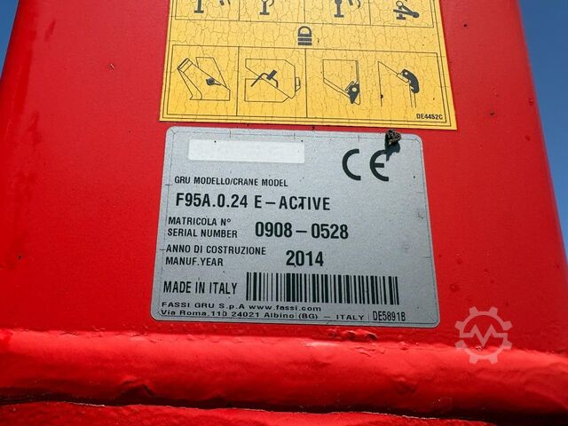 Kranbil Iveco Eurocargo 140E21 + FASSI F 95 A 4x extendable +...