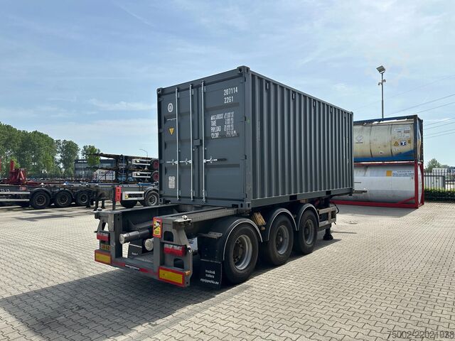 Kofer Van Hool 20FT/30FT ADR CHASSIS + new (ONE-WAY) 20FT DV 8...