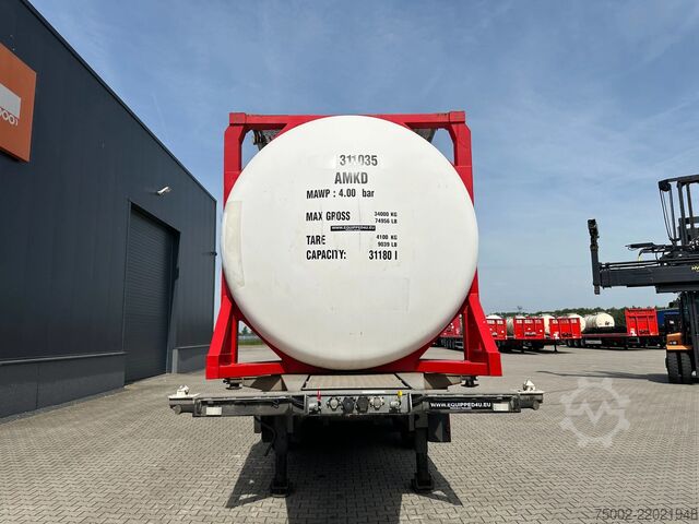 Spremnik Van Hool 20FT/30FT ADR CHASSIS + 20FT SWAP TANKCONTAINER...