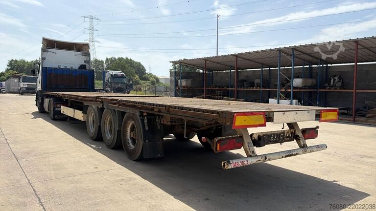 Přívěs na plošinu Krone SD27 (DRUM BRAKES / FREINS TAMBOURS / REMORQUE ...