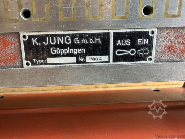 Sinus-Magnetspannplatte K. JUNG GmbH Göppingen | Schwenkbar | Präzise Stół magnetyczny sinusowy K. JUNG GmbH Göppingen | Uchylny | Precyzyjny Stół magnetyczny sinusowy K. JUNG GmbH Göppingen | Uchylny | Precyzyjny