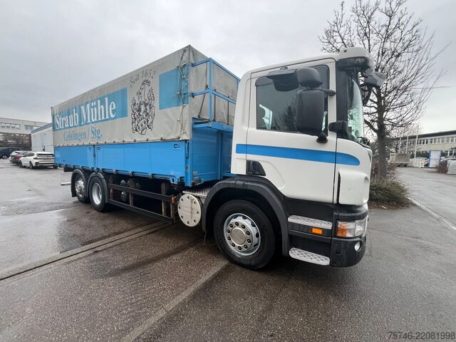 Брезент Scania P320 DB 6x2 4 MNB  *BDF *Pritsche/Plane Brücke
