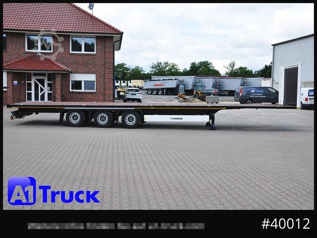 Oplegger met vlakke laadvloer KRONE 5 x SD, Mega, Twistlock, Container, NEU