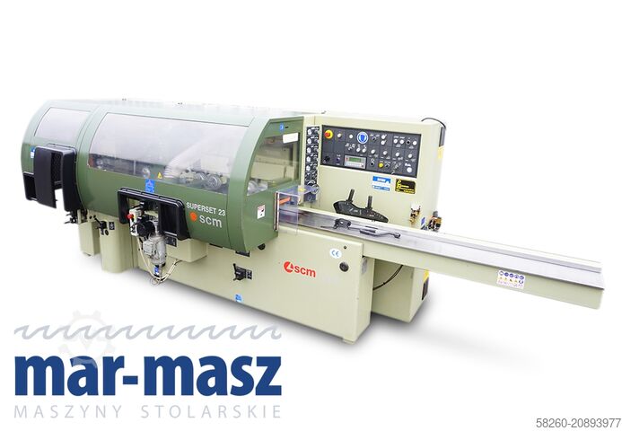 Vier-Seiten-Hobelmaschine SCM SUPERSET 23 na 6 głowic