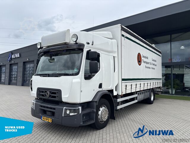 Sliding tarpaulin Renault D WIDE 4x2 Schuifzeil + Laadklep 2000KG