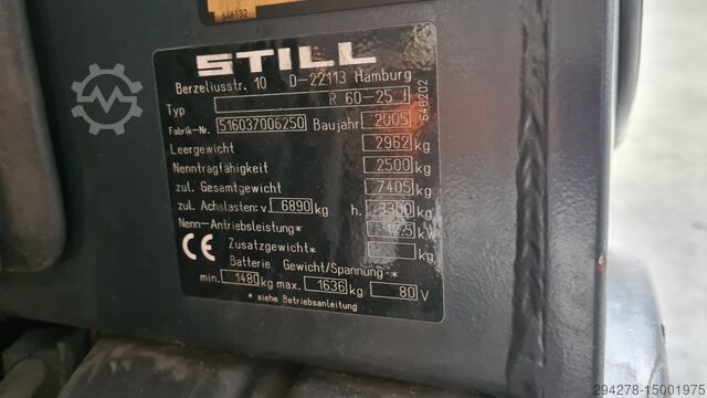 Carretilla elevadora STILL R60-25