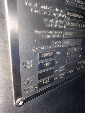 Fleischverarbeitungsmaschine Seydelmann AU 200 Automatenwölfe