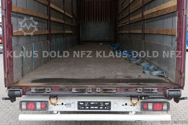 Open semitrailer with tarp KRONE Pritsche Plane XL MegaLiner BWP Edscha Bordwände