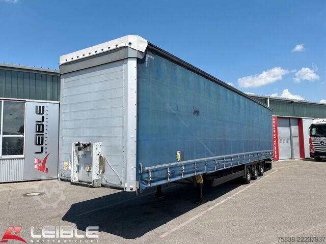 Odprta polprikolica s ponjavo SCHMITZ CARGOBULL SCS 24*Varios Mega Tautliner*Hubdach*