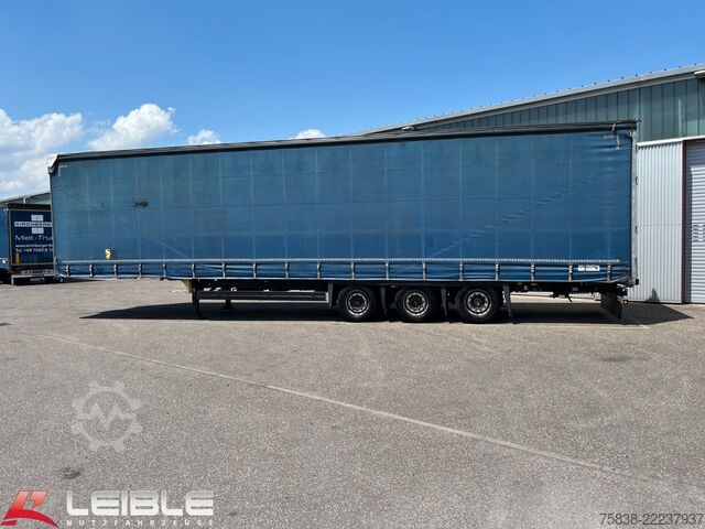 Odprta polprikolica s ponjavo SCHMITZ CARGOBULL SCS 24*Varios Mega Tautliner*Hubdach*