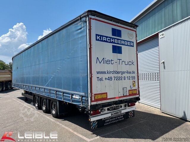 Odprta polprikolica s ponjavo SCHMITZ CARGOBULL SCS 24*Varios Mega Tautliner*Hubdach*