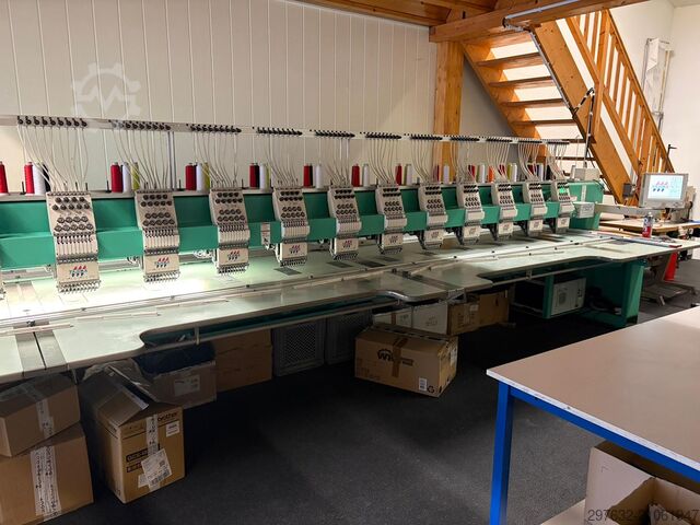 田岛TFSN-912型12头平面绣花机 Tajima TFSN-912