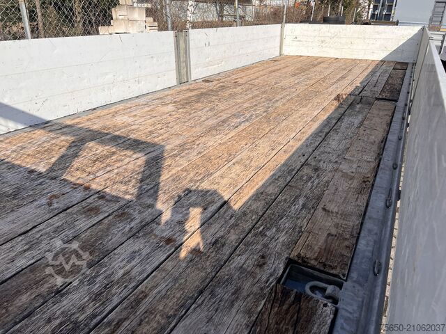 Отворена приколица Humbaur HBTZ 137224  14,4 t Tandem- Pritschenanhänger- Tieflader