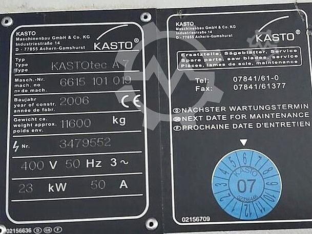 Automatisk båndsave Kasto KASTOtec A7