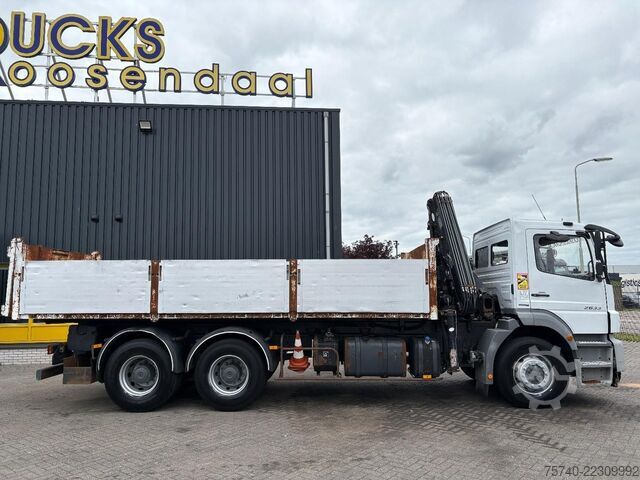 Camión grúa Mercedes-Benz Axor 2633 + HIAB 122 B-2 + 6X4 + REMOTE + MANUAL