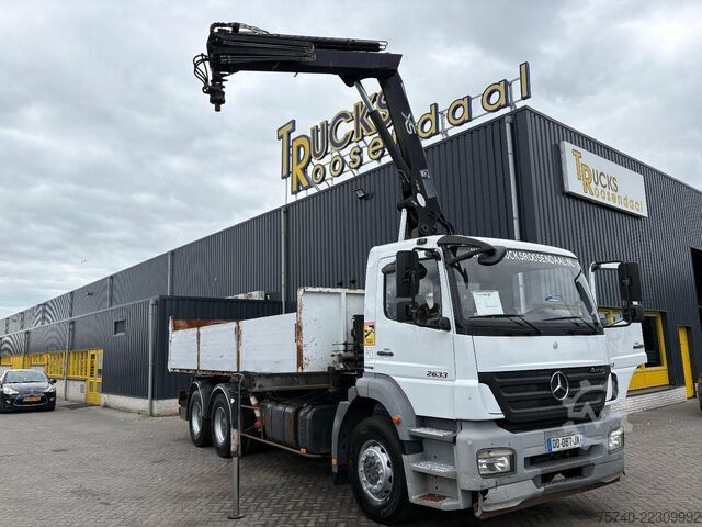 Camión grúa Mercedes-Benz Axor 2633 + HIAB 122 B-2 + 6X4 + REMOTE + MANUAL