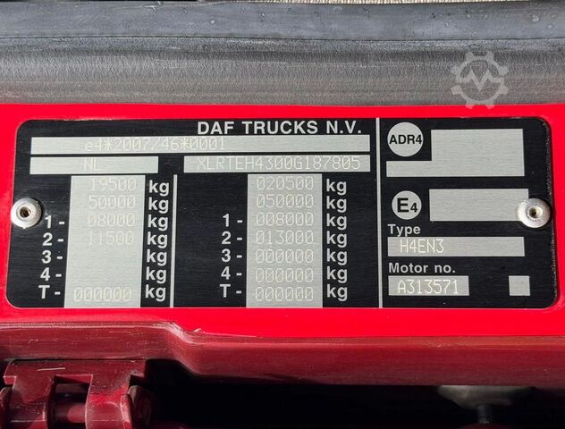 Standard trekkvogn DAF XF 430 FT MX13 SPACE CAB PARK AIRCO 881.000 KM S