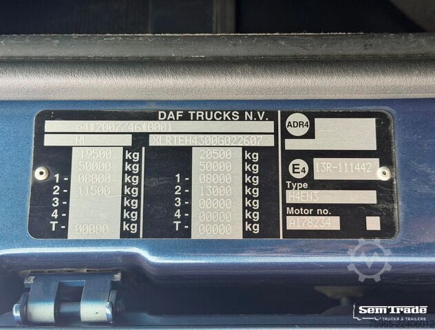 Standard trekkvogn DAF XF 460 SSC FT 2X TANKS SMART TACHO2 FULL SPOILER