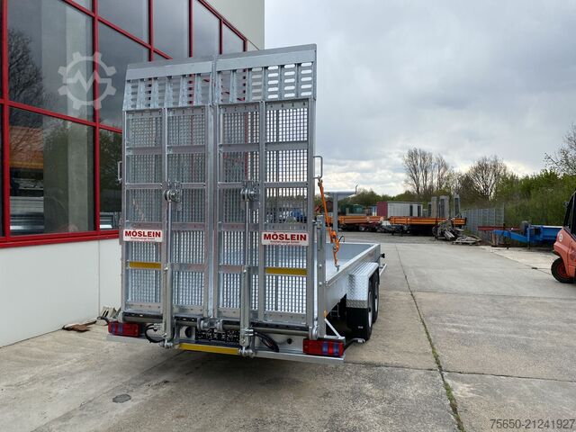 Remolque de plataforma baja Möslein TT 11-E6x2 hydr. Rampen  Tieflader für Fräsen breiten hydraulischen Rampen, Neu