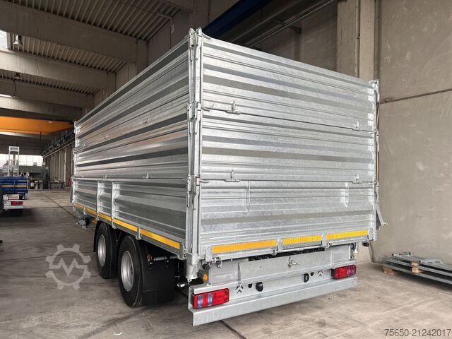 Remolque volquete Möslein TTD 19 AB  19 t Tandemkipper Tieflader, Breitbereifung 2 x Aufsatzbordwänden-- Neufahrzeug --