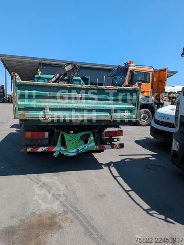 Camion benne MAN 8-174 / Hiab 045 Kran / Kipper Meiler