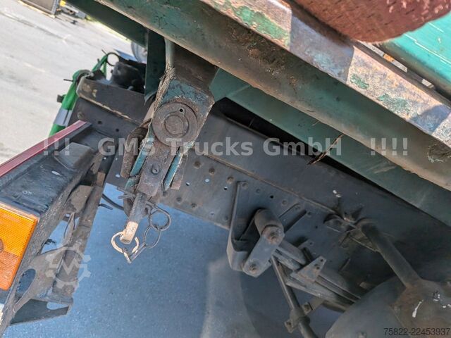 Camion benne MAN 8-174 / Hiab 045 Kran / Kipper Meiler